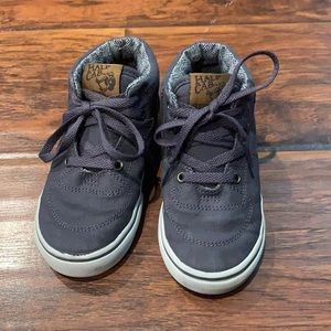 Vans Little Boys Gray Half Cab sz 9 Toddler Shoes
